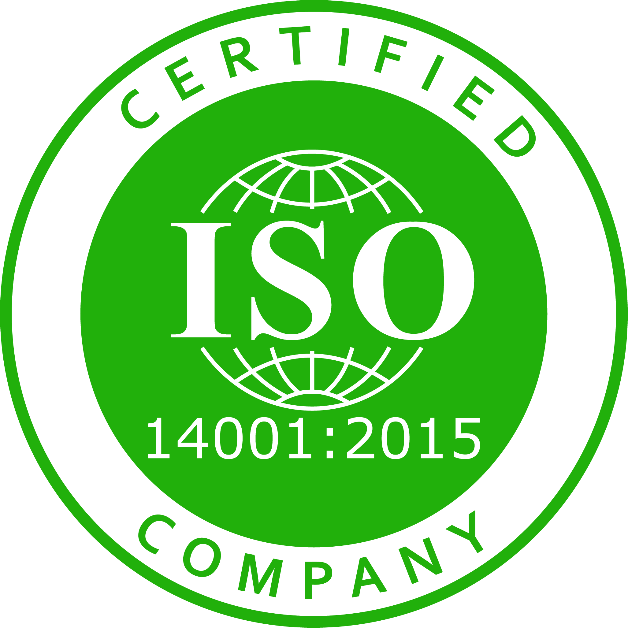 ISO 14001 certificate